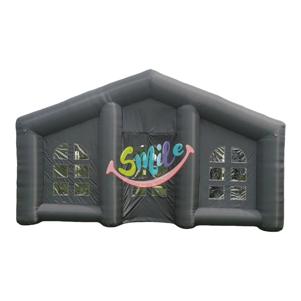 Hot Selling Black PVC Inflatable Party Tent Building with Easy Setup for Wedding and Party Use