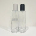 Customize Logo Round Cylinder Clear Empty Glass Home Spray Bottle 150ml 200ml 230ml Glass Serum Cleanser Customized Giftbox