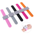 Professional Salon Magnetic Bracelet Wrist Band Durable Metal Surface Strong Silica Gel Magnetic Wristband Braid Band