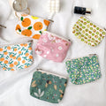 Wholesale Custom Logo Printed Makeup Brush Set Holder Small Canvas Zipper Pouch for Rings for Customized Use