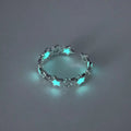 New Product Ideas Alloy Luminous Open Star Ring Glow in the Dark Accessories Jewelry