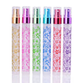 Customized Colorful 10ml Mist Vail Glass Bottle Small Sample Refilling Perfume Glass Spray Bottle with Silver Sprayer