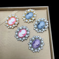 Certified Popular Natural Freshwater Pearl Brooch Camio Embossed Brooch Sweater Chain Pendant Dual-Use Corsage Gift