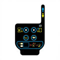 HNARL Dingli Scissor Lift Platform Control Box Decal DL-09140001