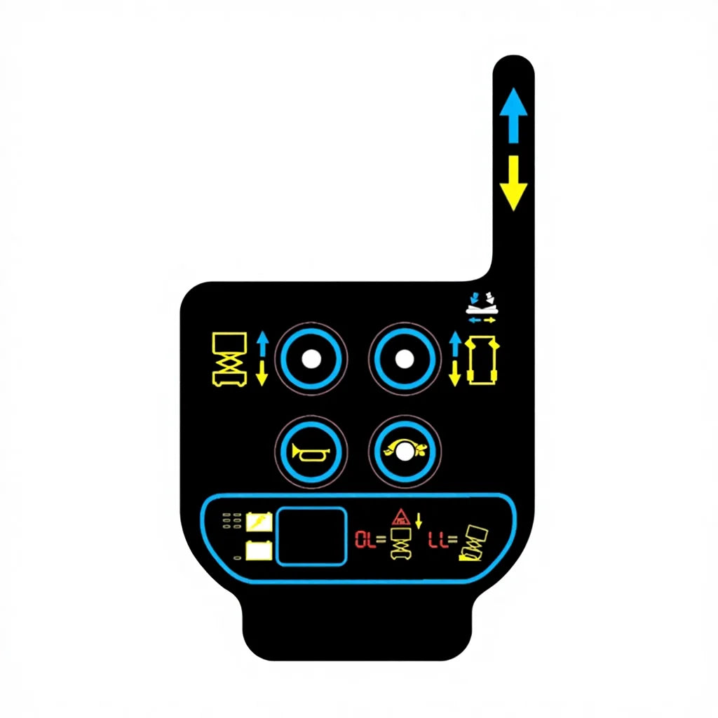 HNARL Dingli Scissor Lift Platform Control Box Decal DL-09140001