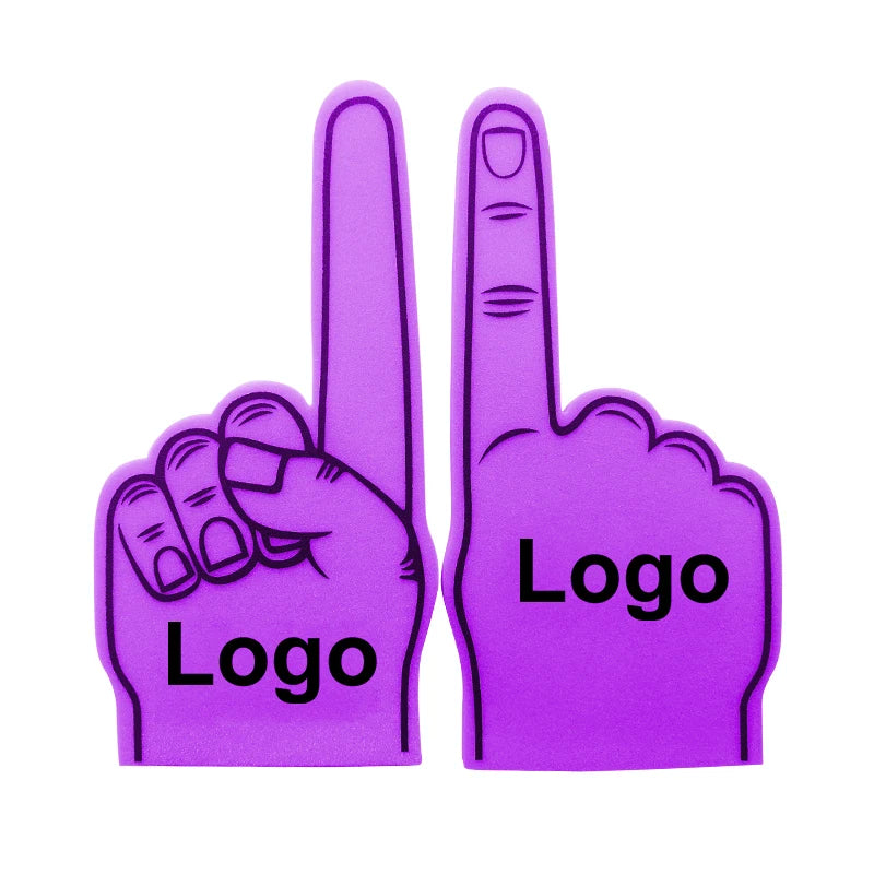 Sports Game Customize Cheering Sponge Promotional Foam Finger Hand