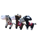Cartoon Soft Donkey Animal Toy Plush Keychain Cute Stuffed Bag Charm Key Chain Doll Backpack Accessories for Kids Claw Machine