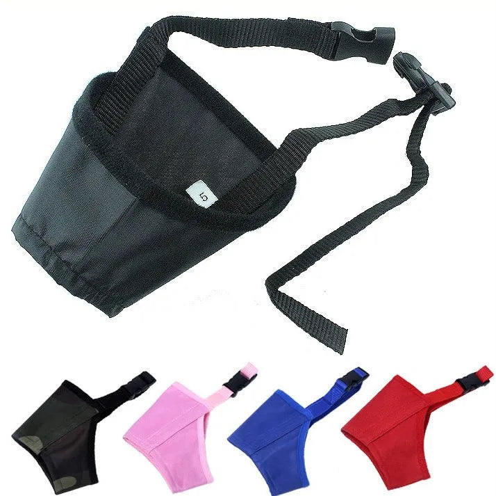 Small Large Nylon and Neoprene Dog Muzzle