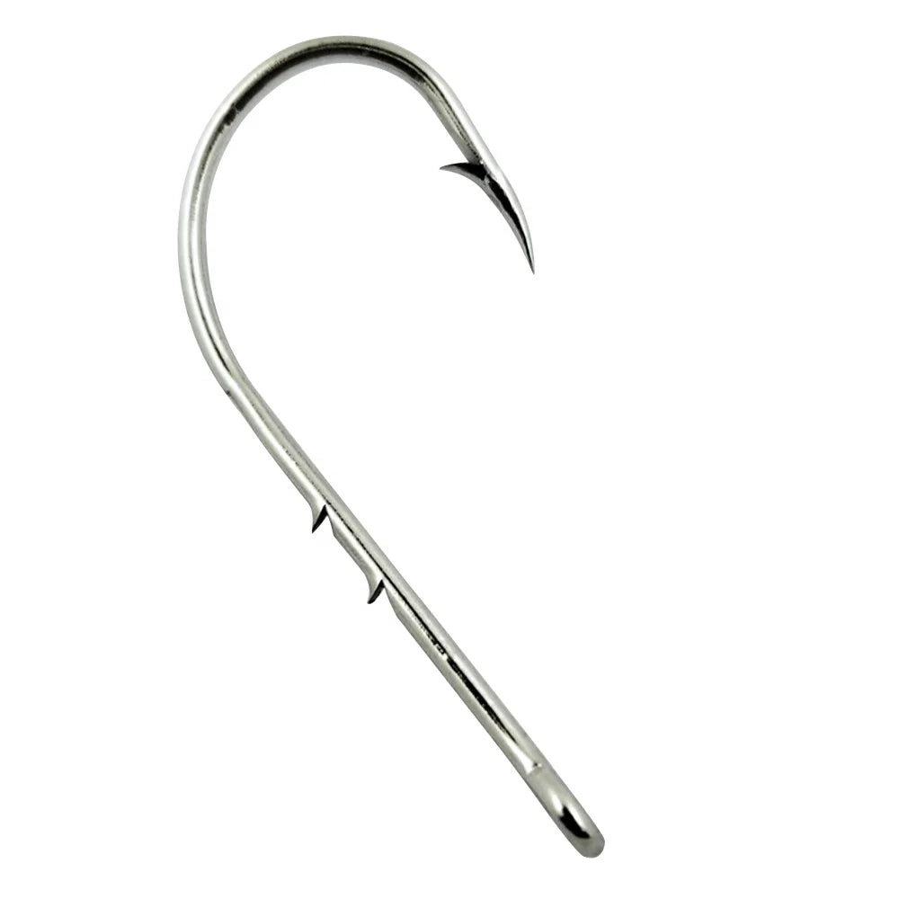 Newbility Black Nickel Bait Holder Carp Sea Fishing Hooks Bulk Carbon Steel Long Shank Fish Hook