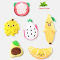 Factory Wholesale Soft Custom Plush Cat Toy Funny Orange Banana Fruit With Catnip Sustainable Stuffed Animal Pet Toy MegaBDM