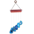 Diy Crystal Wholesale Bulk Gemstone Agate Slices Agate Plate Wind Chime for Souvenir Gifts Home Decoration