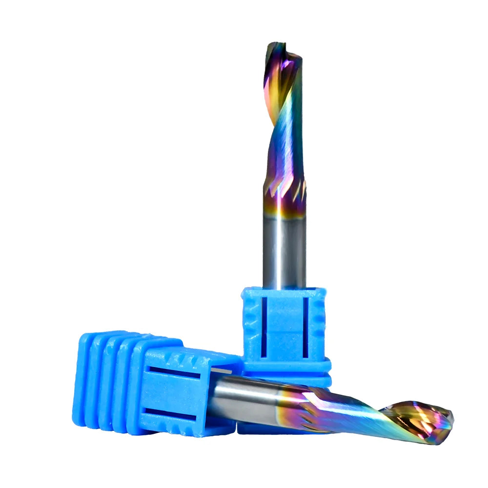 Hot Sale Colorful DLC Coating Single Flute Aluminum End Mill