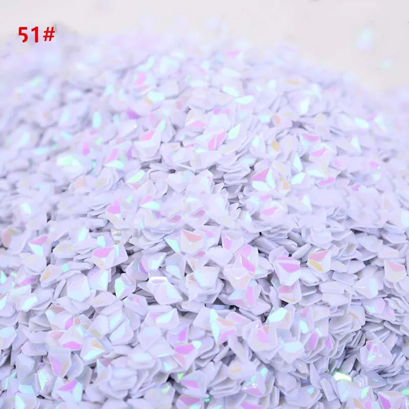 3mm Mini Beads Diy Wedding Party Confetti Sequins Loose Bulk Package 3D Diamond Shape Nail Patch Craft Nail Spangle Sequins