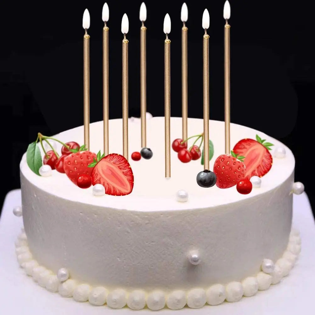 Manufacturer Wholesale Custom Paraffin Wax Birthday Number Candles Bulk for Christmas Party Cakes Unscented