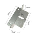 Easy Install off Grid Z Shaped Solar Panel Mounting Bracket Kit for Rv Solar Flat Roof Mounting System DIY Solar Storage Power