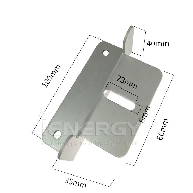 Easy Install off Grid Z Shaped Solar Panel Mounting Bracket Kit for Rv Solar Flat Roof Mounting System DIY Solar Storage Power