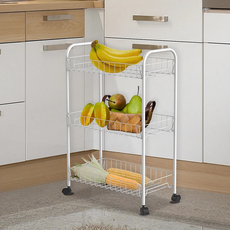 Wholesale Hairdressing Tool Rolling Storage Trolley Organization Rack Utility Storage Cart