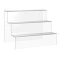 Small Eco-Friendly 3-Tier Acrylic Clear Riser Display Shelf for Jewelry and Other Items