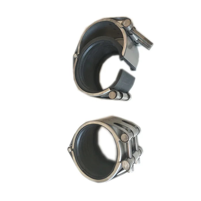 4INCH DN100 JIUHE Stainless Steel Leak Pe Pipe Repair Clamp Leakage CR Stainless Steel Band Repair Clamp