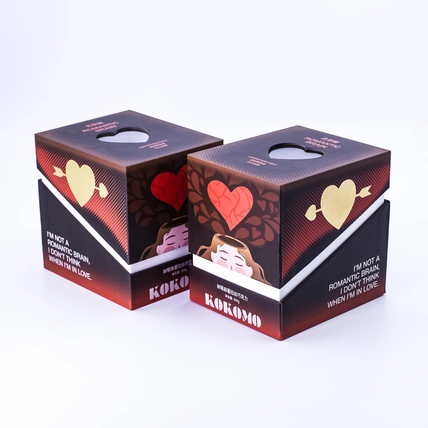 Eco Friendly Custom Paper Cardboard Gift Box Valentine's Day Chocolate Packaging Boxes