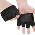 New Fitness Accessories Four Finger Workout Gloves Half Finger Silicone Anti-Skid Weight Lifting Fitness Partial Gloves