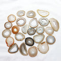 Healing Crystals Agate Druzy Slices Natural Onyx Agate Cluster Plate with Large Window