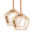 ProCircle high grade new design finger strength trainer rock climbing wood hangboard