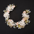 New Bride Headband Handmade Wedding Hairband Crystal Hair Comb Wreath for Bride