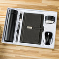 Hot Selling A5 Plain Notebook+vacuum Flask+USB Flash Drive+pen+speaker+wireless Mouse Luxury Gift Set Business