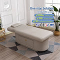 Synthetic Leather DMC9 Chinese Style Facial Bed Beauty Spa Massage Table with Storage Box for Hotels and Workshops