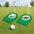 Indoor/Outdoor Plastic Practice Golf Putting Cup with Flag Training Equipment for Golfers
