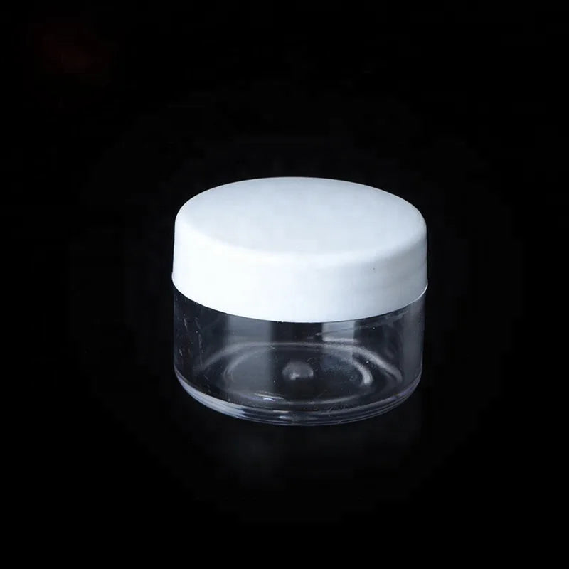 20ml Small PET Cosmetic Cream Jar with Screw Top for Eye Cream and Skin Care Lotion Travel-Friendly