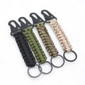 XIWANG Multifunction Corkscrew Umbrella Rope Weaving Key Chain Lanyard Hook Survival Keychain