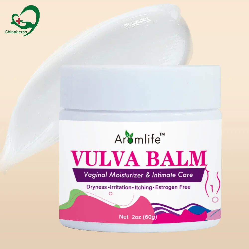 Chinaherbs FEMALE Vulva Moisturizing Cream Vulva Care Balm Vaginal Moisturizer Irritation Dryness Itching Odor