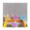 Glow in Dark 3D Castles Fluorescent Miniature Resin Charms Fairy Garden Ornament Luminous Castle Terrariums Figurines Home DIY