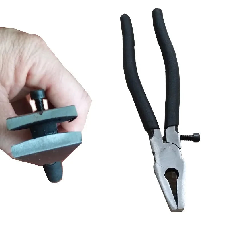 Portable Flat Nozzle Opening Glass Running Plier Hand Tool