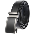 LY33-22055-1 Wholesale Custom Logo Men's Genuine Leather Belt Men`s Unique Automatic Buckle Belt Mens Casual Leather Belts