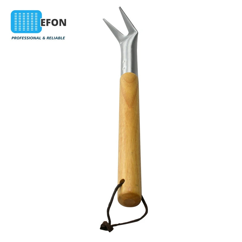 Hot Selling Pizza Spinner Aluminum Alloy Pizza Hook Short Wood HandleTool Baking Supplies