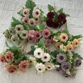 New Design 5 Head Flowers Bouquet Wedding Bridal Holding Flowers