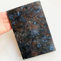 Wholesale Astrophyllite Slice Quartz Natural Crystal Carving Raw Stone Astrophyllite Slab for Decoration
