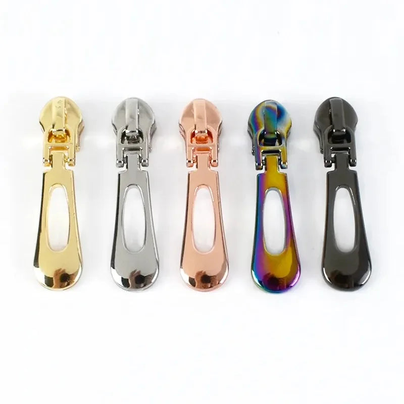 Meetee ZT136 5# Bag Repair Kit Replacement DIY Sewing Accessories Tapes Pocket Zippers Head Pulls Zipper Sliders for Nylon Zip