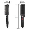Salon Equipment Hair Styler Comb Professional Fast Heated Ceramic Flat Iron Hair Straightener Brush