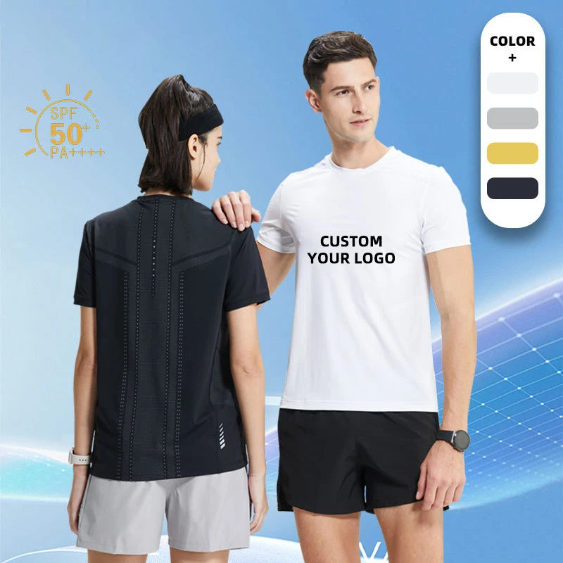 Custom Men's Gym T-Shirt for Sports Running Breathable 170 Grams Woven Oversized O-Neck Fit Digital Printing Sweat Wicking