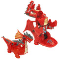 Zhiqu Toys Automatic Deformation Dinosaur Puzzle Electric Universal Dragon Lighting Music for Kids Plastic Toy Factory Boys