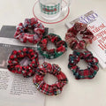 FanYue Cheap Christmas Hair Scrunchies 2022 Scrunchies Por Mayor Trendy Cute Hair Ties Chouchou Wholesale
