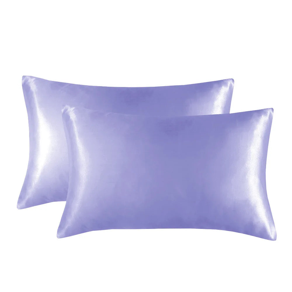 Best Price Satin Pillowcase Super Soft and Breathable with Embroidery and Woven Memory Solid Pattern for Home or Hotel Use