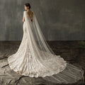 IVANHOE Wholesale of Bridal Dress Accessories with Double Shoulder Diamond Veil Super Long 3 Meter Tail Wedding Accessories