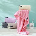 Custom logo Soft Absorbent Rapid Hair Dryer Turban Drying Towel Wrap for Women Fashion Bathroom Microfiber Bath Towel Hair Dry