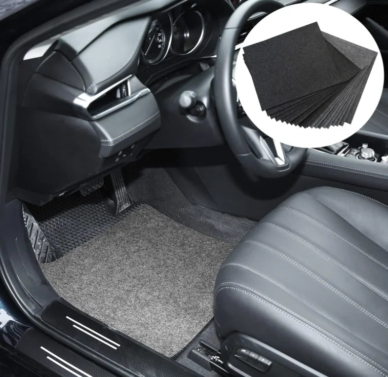 Source Factory Supplier Anti slip Felt Floor Mats Needle Punched Nonwoven Car Carpet Liner Felt Fabric