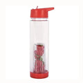 700ml Popular Plastic Fruit Juice Water Bottles with Fruit Infuser and OEM logo BPA Free